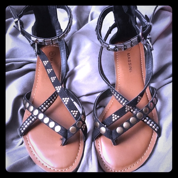 Massini Shoes - Studded Sandals